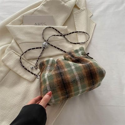 Populaire Bucket Bag Nieuwe Stijl Tas voor Dames Gepersonaliseerde Ketting Schoudertas Modieuze Eenvoudige Crossbody Tas voor Dames Tas gray
