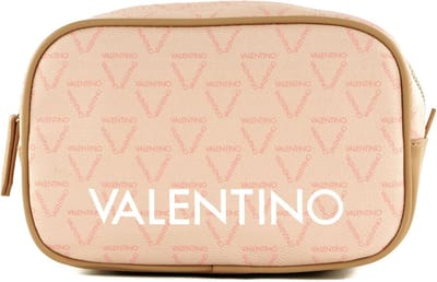 VALENTINO Toilettas Liuto Soft Cosmetic Case Cipria / Multicolor Roze