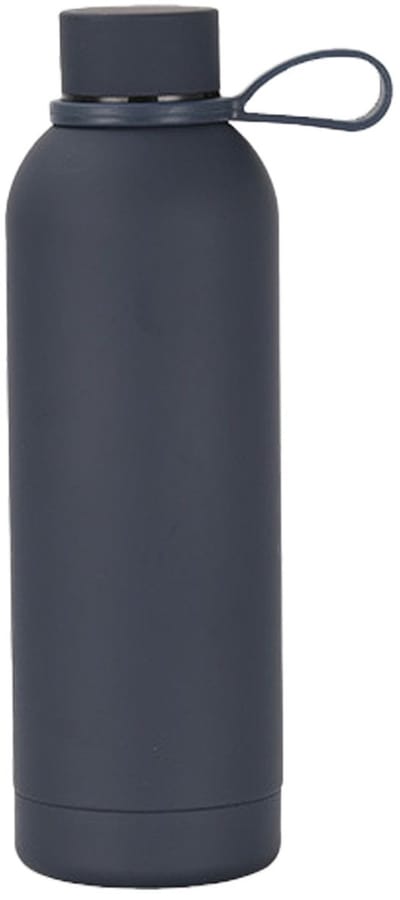 TOVBMUP Waterfles - Stalen Thermosfles - RVS Drinkfles - Drinkflessen voor Volwassenen - Dubbelwandig - 500 ML - Marineblauw
