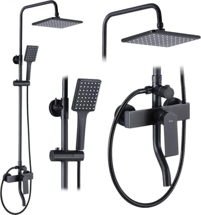 Rea Hass Regendouche Zwart 122cm