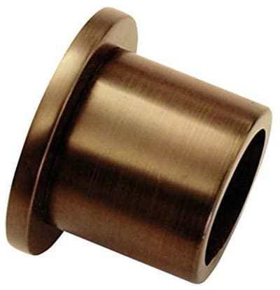 Wandhouder voor gordijnroedes 25 mm - Metalen wandmontage met montagemateriaal - Elegante afwerking in brons