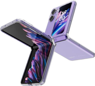 Hoesje voor Oppo Find N2 Flip backcover Shockproof siliconen Transparant