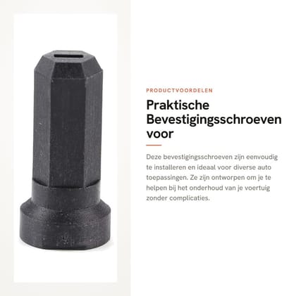Dailygoods- Klichtschroef Eenvoudige installatie - Achterlicht Bout - Praktische Accessoires - Handig in Gebruik - Geen Speciaal Gereedschap Nodig - Strenge Kwaliteitsnormen - Achterlichtbout