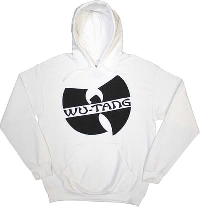 WuTang Clan - Slanted Logo Mono Hoodie/trui - S - Wit