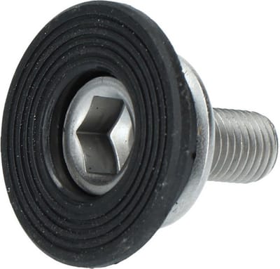 Crank bevestigingsbout met afdekkap Shimano FC-TX501 / FC-TY501 - Zwart/Zilver