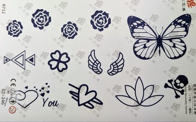 beautyforall Semi-permanente tatoeage - Makkelijke, niet-toxische en veganistische tattoo