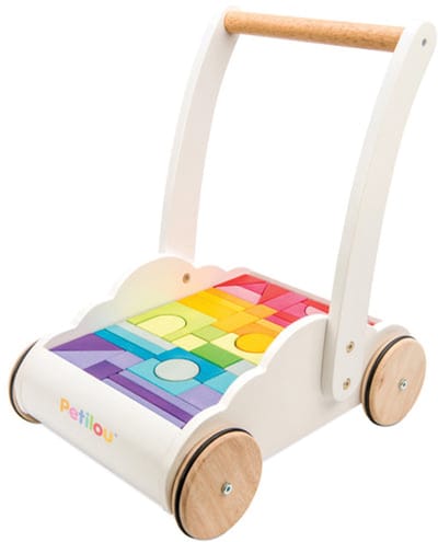 Le Toy Van LTV - Rainbow Baby Walker & Puzzle - 45 Blocks - Original Version.