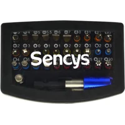Sencys Schroefbitset - Magnetisch Ph/pz/torx/zeskant/sleufkop - 25mm - 32-delig