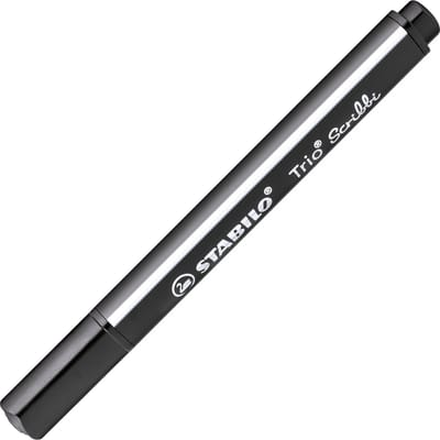 STABILO Trio Scribbi Viltstift Zwart - per stuk