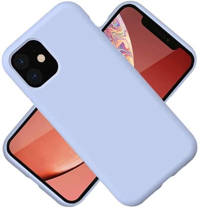 Hoesje Geschikt voor iPhone 12 / 12 Pro - Nano Liquid siliconen Backcover - Licht Blauw