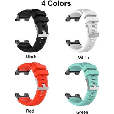 Bracelet de Montre en Silicone Compatible avec Huami Amazfit T Rex T Rex Pro Bracelet de Montre de Rechange Bracelets rouge