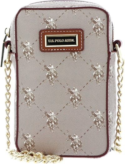 U.S. POLO ASSN. Schoudertas Hampton Mini Bag Brown Beige