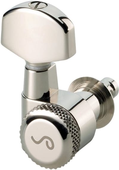 Schaller M6 Pin Locking 3L3R Nickel - Stemmechaniek voor gitaar