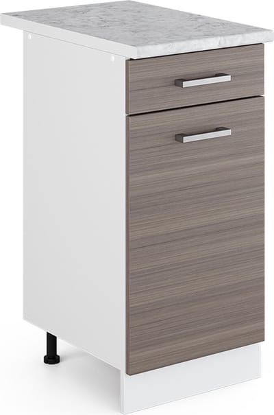Vicco R-Line Universele onderkast – 40 cm met lade, met werkblad Grijs