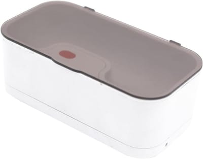Reinigingsapparaat - Schoonmaakbox - Sieraden Reinigen - Trillingsreiniging - 17.5 cm - Wit