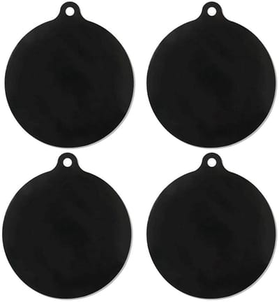 Cosensi - Inductiekookplaat Beschermmat - Siliconen Mat - Hoge Temperatuur Weerstand - 22 cm - Antislip Bescherming - Set van 4 - Geschikt voor Ind...