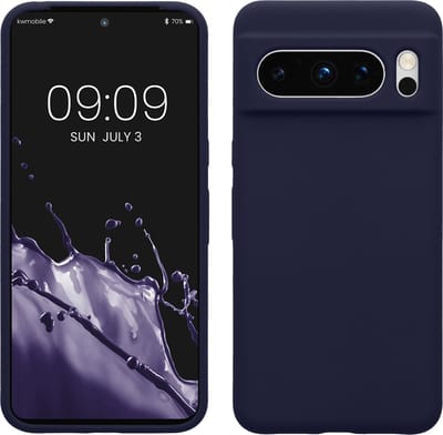kwmobile telefoonhoesje geschikt voor Google Pixel 8 Pro - Hoesje met siliconen coating - Smartphone case in deep ocean