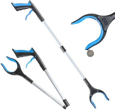 Magnetische vierbakkenopnemer met flexibele slang en haarverstoppingsverwijderaar - 83 cm