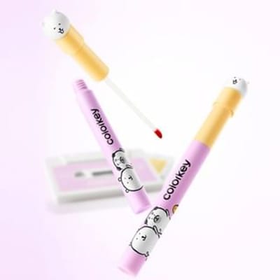 COLORKEY - Joke Bear And Friends Airy Velvet Lip Lacquer- 6 Colors #R267 - 1.7g