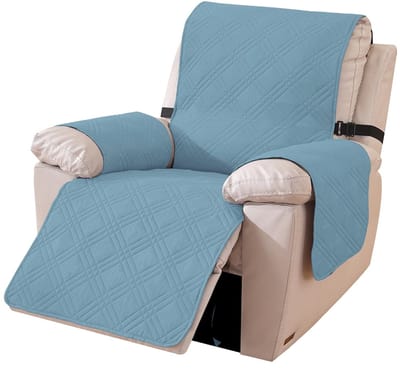 Dailygoods- Fauteuilhoes Omkeerbaar - Relaxstoelbeschermer Tweekleurig - Slijtvaste Stof - Krasbestendig - Zachte Stof - Verzorgd Huis - Stoelhoes