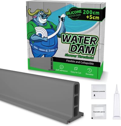 Zelfklevende Waterkering Strip voor Douche, Drempel en Badkuip - Flexibele Anti-Lekrand