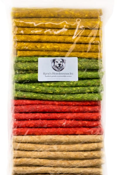 Pets Boutique Munchy Sticks Mix (100st) - Voordeelverpakking - Kleurrijke Kauwstaven - Kauwsnacks & Beloningssticks - Voor Alle Honden