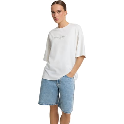 Alix The Label Ladies Knitted The Label T-shirt Tops & T-shirts Dames - Wit - Maat S