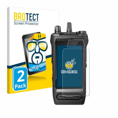 BROTECT - Screenprotector voor Motorola Mototrbo Ion - Folie Beschermfolie transparant 2 Stuks