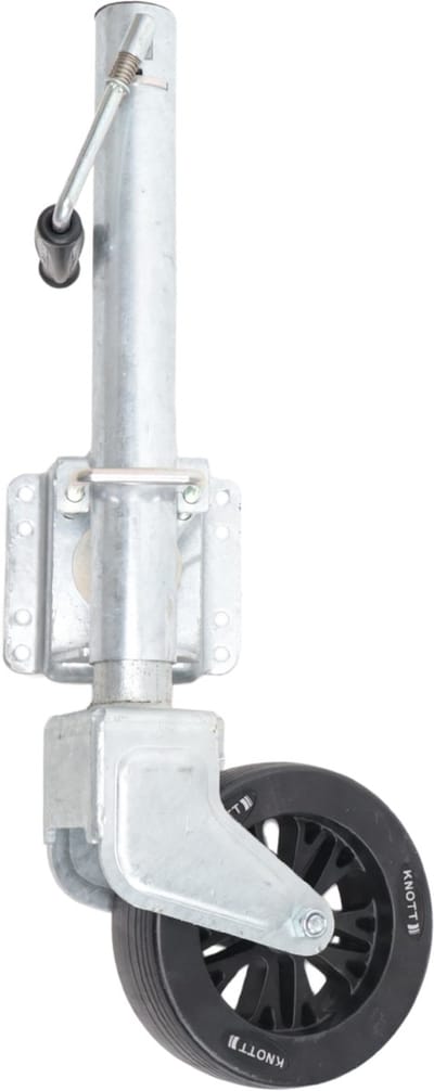 Draaibaar neuswiel - 60 mm - draagvermogen: 550 kg - zijslinger