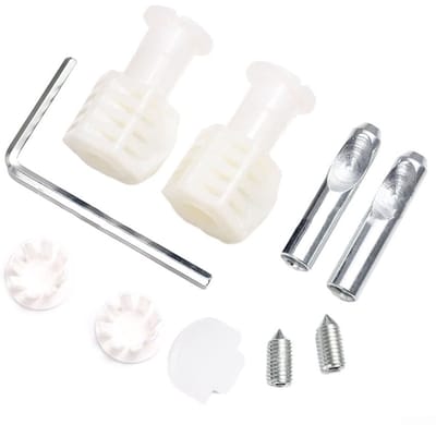 2x Universele Bevestigingsschroeven voor Hangtoilet - Wandmontage Set