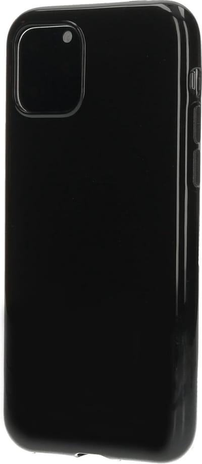 Mobiparts hoesje geschikt voor Apple iPhone 11 Pro - Zacht TPU - Schokabsorberend TPU - Grip Coating - Zwart