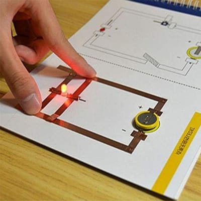 Dubbelzijdige Koperfolie Tape - 2 Stuks voor EMI Shielding, Elektrische Reparaties, Creatieve Projecten (5mm x 10m)