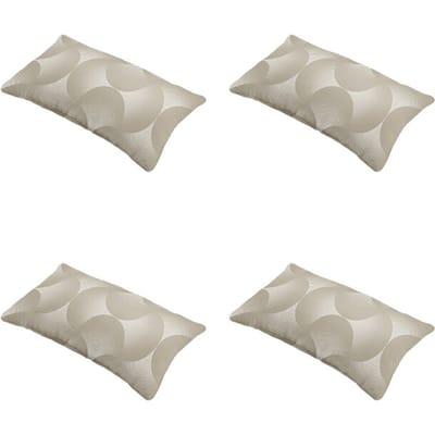 Madison - Sierkussen Napels - Taupe - 30x50x10cm - Set van 4