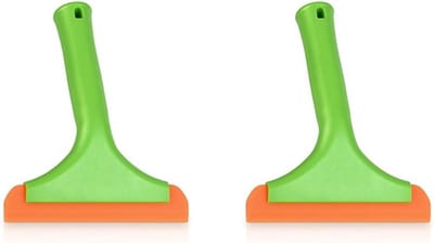 Flexibele rakel - Douche wisser - Glas reinigen - Zonder strepen - 15 cm breed - Grasgroen