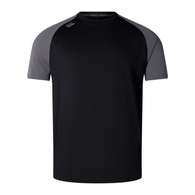 Canterbury Heren Elite Training T-Shirt (Zwart/Magnolia Marl)