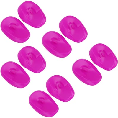 Haarkleur Oordopjes Lichtgewicht Professioneel Siliconen Oorbeschermers voor Salon Home Kapsalon Douche purple