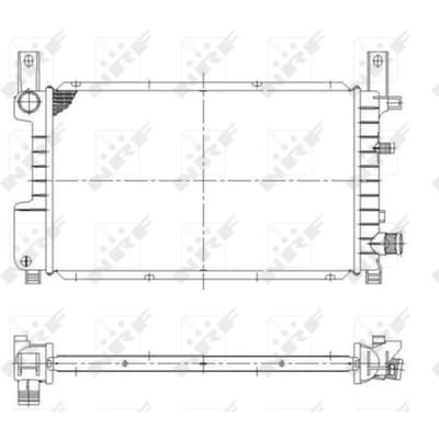 Radiator, motorkoeling NRF 55314
