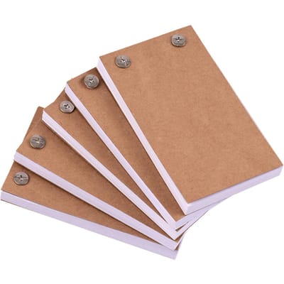 Blanco Flipboek Kit met 300 Vel Animatiepapier Flipboek Bindschroeven voor LED Tekenlichtbord Tekenen Schetsen