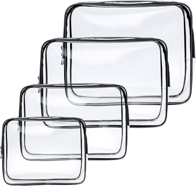 Set van 3 Coquette Make-up Tasjes Bloemen Gewatteerd Katoen – Grote Capaciteit Toilettas & Cosmetica Organizer voor Vrouwen – Reizen Organizer
