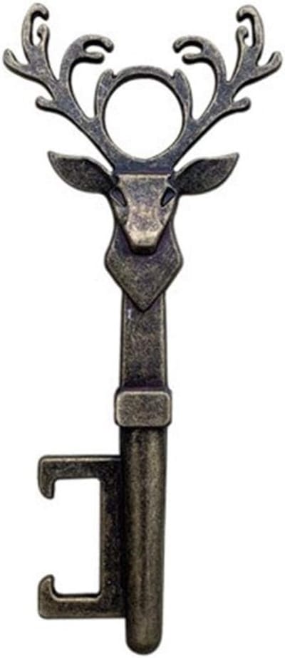 Retro Herten Flesopener voor Bier, Muurbevestiging, Sleutelhanger en Keukenaccessoire voor Feestdagen en Bargebruik