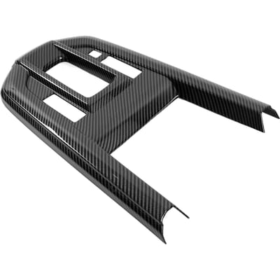 Versnellingspookpaneel Cover Trim Koolstofvezel Stijl Auto Interieur Decoratie Sticker Vervanging voor Isuzu DMAX 2021 gray