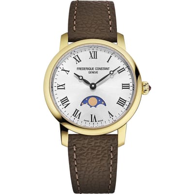 Frederique Constant Classics FC-206RS1S5 Classic Slimline ladies moonphase Horloge