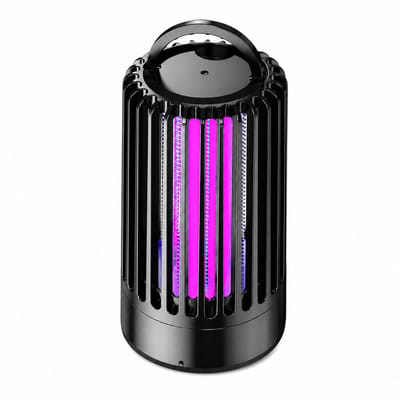 Muggenwerende lamp voor binnen - 360 graden bescherming rondom Oplaadbare Elektrische Muggenmepper en Insectenlamp voor Slaapkamer, Tuin en Camping - 2000mAh 5W Krachtige Muggenval met 360° Bereik