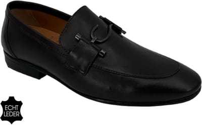 Sagar Shoes® Heren Schoenen - 100% Echt Leer - Loafers Heren - Instappers Heren - Bruin - Maat 40