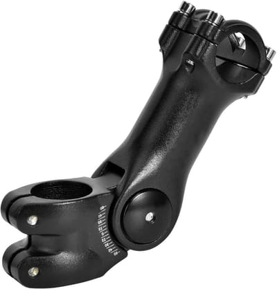 Fiets Stuurverhoger - Stuurverhoger Adapter - Comfortabel Fietsen - Verstelbare Hoogte - Universeel - Zwart