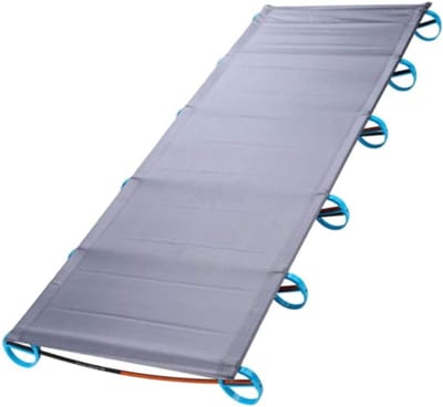 Opvouwbaar Kampeerbed - Reisbed Buitenbed - Ontspanning Tuin - Lichtgewicht Aluminium - 185x58x10 cm
