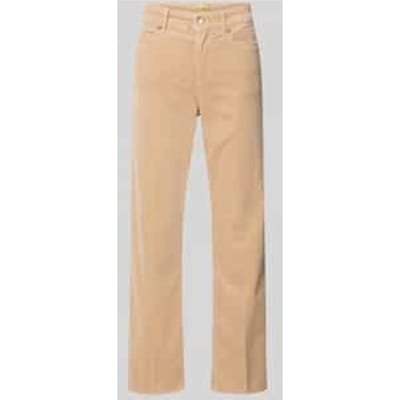 Corduroy broek in verkorte pasvorm, model 'FRANCESCA'