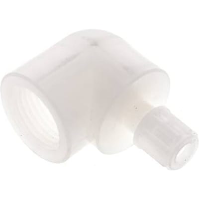 6x4mm & G1/2'' PVDF L-Vorm Knelfitting Binnendraad 10bar