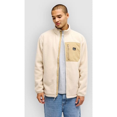 Quiksilver Clean Coast Fleece Met Volledige Rits Beige L Man