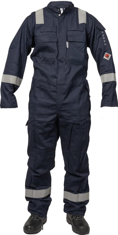 Vlam vertragende Antistatische Multinorm overall Striping 52